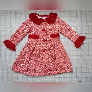 Girls Coat & Dress Set